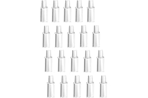 VQEOEOT Boquillas Alcohol Tester A, 20 piezas, Pack de 20 unidades de boquillas lavables, boquillas de Repuesto esterilizadas para Prueba de alcoholemia, No incluye el alcoholímetro, transparent