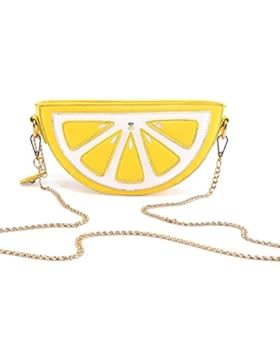 Aiffer Frauen Lovely Zitrone Wassermelone Schulter Taschen süß Frucht Messenger Kette Bag Umhängetasche.