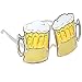 Produktbild Trixes Bierglas Brille lustiges Add-on für Junggesellenabschiede Partys und Festivals Neuheit