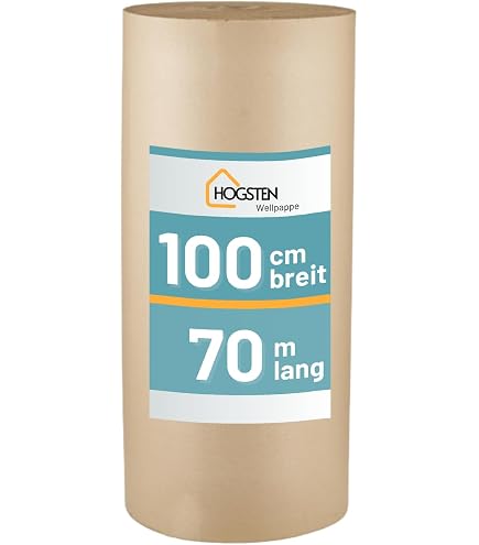 Foltape Bauabdeckpappe 1m X 20m – Reißfest, 2-lagig, Umweltfreundlich – Für Parkett, Laminat, Treppen & Böden Bei Renovierung
