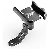 Motorrad Navi-Halterung Für Tenere 700 & Aprilia Tuareg - CNC Alu Halterung Schwarz