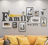 fotorahmen collage xxl Hat die ganze feste Holzstruktur und die antike Kultur, Retro- Dekoration, haltbar, keine Verzerrung.