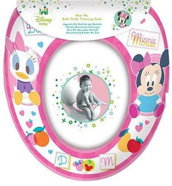 Disney Soft Padded Daisy & Minnie Pink Kids Potty Toilet Training Seat WC Child Toddler