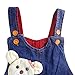 ZOEREA Baby Boy Girl Dungarees Jeans Jumpsuit Bear Animal Overalls Frederik NB SO DNM WR Jumpsuit Boys Jean Body Igor Quality Clothing Children Dungarees-stone Washed Breeches Breeches Blue Toddler