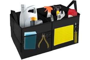 Ruiz-Herrera® Organizador de Maletero XXL MS 073: Clasificador y Organizador Plegable de Maletero para Accesorios de Coche - Mantén tu Maletero Organizado y Despejado