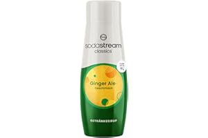 ‎SODASTREAM SodaStream CLASSICS Ginger Ale | Sirup | Sekundenschnell zubereitet & immer frisch | Ergibt ca. 9 Liter | 440 ml Flasche | 1er-Pack