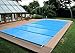 Produktbild ! (Profi-Qualität) Rechteckige Poolplanen Schwimmbad Abdeckungen/Poolabdeckung aus LKW-Plane/PVC-Plane (4,8m x 5m, Grau)