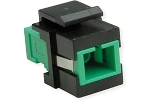ROLINE Keystone adapter światłowodowy SC/SC Simplex, Single Mode, OS2, APC