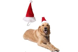 BT Bear® Weihnachtskostüm für Hunde und Katzen, Weihnachtsmütze, für Katzen, Welpen, kleine Hunde, mittelgroße Hunde und große Hunde
