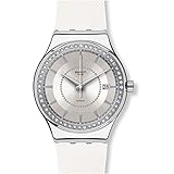 Swatch Unisex Erwachsene Analog Automatik Uhr mit Gummi Armband YIS406