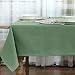 Produktbild Home tischdecke,Einfarbige tischdecke,High-quality-tuch Stoff baumwolle leinen LÄndlichen] Verdicken sie Gitter Edge Teetisch Sauber Längliche tischdecke.Mehrere farben Grüne tischdecke-grün 130x180cm(51x71inch)