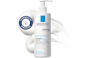 LA ROCHE-POSAY La Roche Posay - Bálsamo Hidratante Corporal, Relipidizante, Anti-irritaciones, Anti-picor, Hidrata y Calma, Enriquecido con Manteca de Karité, Para Pieles Secas y Atópicas, Lipikar AP+M, 400 ml