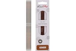KnitPro 31003 Needle Set, Wood, Natural/Brown, 15 cm, 2.5 mm, 5