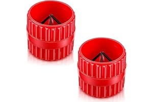 YYwenting 1 Pair Copper Pipe Cleaner And Reamer Set 4 In 1 Pipe Deburring Brush Cleaner Tool Pipe Deburring Brush for PVC PPR Copper Brass Aluminum Pipes (Set 3)