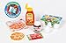 Produktbild Polly Kaufladen Zubehör Set Pizza, Ketchup, Eier Miniaturen | Kinder Spielzeug für den Kaufmannsladen | Kinderkaufladen