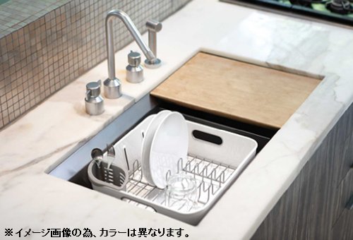 simplehuman Kompaktes Abtropfgestell, Kunststoff, schwarz - 3