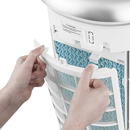 TROTEC Aircooler / mobiles Klimagerät PAE 25 4 in 1 – Gerät: Luftkühler, Ventilator, Luftbefeuchter, und Lufterfrischer (inkl. flüsterleisem Nachtmodus, Fernbedienung, LED-Display uvm.) - 5