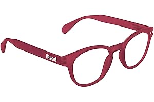 iRead Occhiali Luce Blu e da Lettura Riposanti per Uomo e Donna con Custodia e Panno in Microfibra