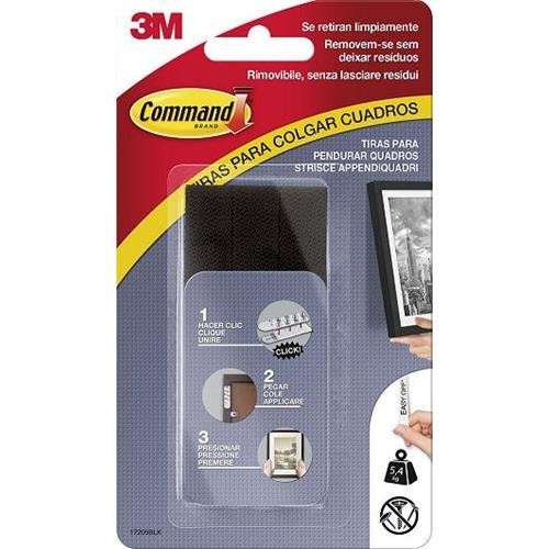 Preisvergleich Produktbild 3 M – schwarzen Streifen Command Karo groß 17206BLK Bilder