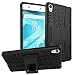 Produktbild JARNING Sony Xperia XA/F3111 F3112 F3113 F3115 F3116 5.0 inch Hülle Hybrid Schutzhülle Cover Case Rüstung Armor Dual Layer Handytasche Back cover ständer stoßfest Handy Hülle Tasche Schutz Schale Bumper Etui-Schwarz