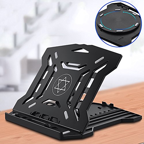 Laptop Stand With 8 Adjustable Angles Design Portable Foldable Ergonomic Desktop Stand Holder For Notebook, IPad, MacBook,Laptop Tray for Laptops Up to 17 Inches - 360°rotating