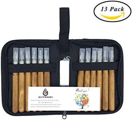Qutaway 13 PCS Wood Carving Kit DIY Tools With Whetstones and Storage Case for Beginner And Amateurs