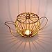 Produktbild Hochzeit Requisiten Ornamente Europäischen Ins Stil Golden Metal Kettle Shape Candlestick