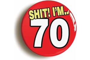 Ozorath BIRTHDAY SH1T FUNNY BUTTON BADGE