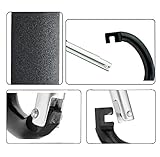 Large Kinderwagen Buggy Clips, 2 Universal Kinderwagen Organizer Kinderwagen Haken Mummy Karabiner Clips zum Aufhängen Windel, Shopping Tasche etc., Größe: 16 cm (L) * 10 cm (W), passend für alle Single und Twin Travel System - 4