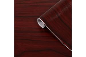 ‎D-C-FIX d-c-fix Klebefolie Mahagoni, dunkel Holz-Optik selbstklebende Folie wasserdicht realistische Deko für Möbel, Tisch, Schrank, Tür, Küchenfronten Möbelfolie Dekofolie Tapete 67,5 cm x 2 m