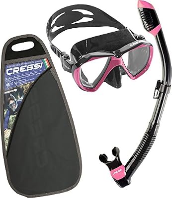 Cressi Sub S.p.A. Ranger & Dry Kits de Randonnée Aquatique Mixte Adulte, Noir/Rose