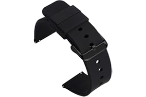 Shieranlee Silicone 14MM 16MM 18MM Correa de Reloj de Silicona–liberación rápida