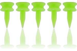 soitzhoc Plastique Tee de Golf, 25mm, 100 pièces, 1 Pouce, Petit Vert Tees de Golf, Convient aux golfeurs pour s'entraîner.