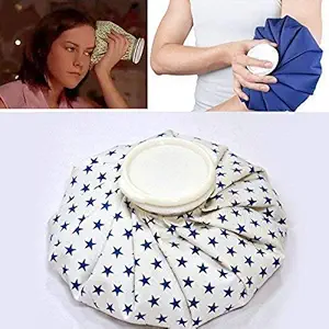 Hook Water Bag Heat Cold Pack Sports Injury Neck Knee for Pain Relief (Multi-Color-9 inch)