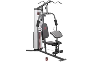 Marcy Eclipse HG3000 Compact Kraftmaschine - Gewichtsblockturm mit 68 kg – Hohe und niedrige Seilrolle - Maximales Benutzergewicht 135 kg - 4 versionen