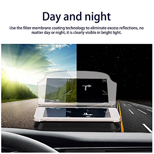 vonky universale 6.0Â pollici telefono titolare di navigazione della vista con Head Up Display per auto GPS