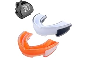 JOYJ Mundschutz Boxen, Sport Zahnschutz für Boxen, Kampfsport, MMA, Muay Thai, Hockey, Schützt Zähne, Zahnfleisch & Kiefer, BPA frei &inkl. Aufbewahrungsbox