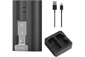YUWING Rechargeable Doorbell Battery Pack for Ring, Compatible with Video Doorbell 2/3/4 and Spotlight Camera and Stick Up Camera, Battery 3.65V 6040mAh (1 battery and charger)