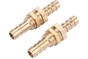 Connecteurs de Raccordement,Akozon 2Pcs Laiton à Fixation Rapide Raccord pour Adaptateurs de Tuyau de Bassin de Piscine(10mm)