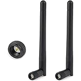 Eightwood 868 MHz Antenna SMA Connector Tilt and Swivel NFC RFID Antenna 2 Pieces for Homematic CCU3 CCU2 CC1101 Raspberry Pi