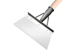 LIULIUDA Multifunctional Garden Shovel, Outdoor Garden Cleaning Shovel, Metal Flat Shovel,Weed Remover Tool, Garden Planting Shovel, Farm Weeding Weed Cleaning Shovel (28cm)