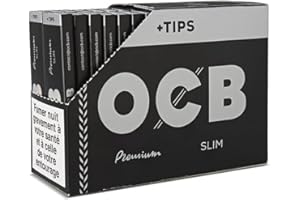 ‎OCB OCB Zigarettenpapier Slim mit Filtertips, 32 Heftchen