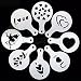 Produktbild Set 8 Schablonen Love Masken Dekoration Tasse Kaffee Cappuccino Milch Cupcake