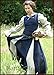Produktbild Mittelalterkleid Finna Braun oder Blau Größe S-XL Mittelalter, LARP, Wikinger Kostüm (L, Blau)