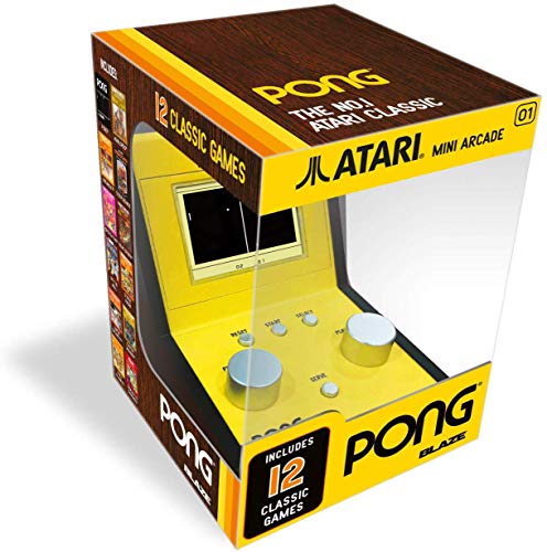 Atari Pong - Mini Borne Arcade 01 - 12 Jeux Inclus