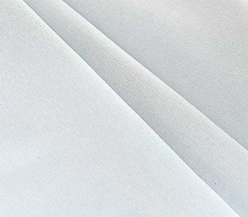 WOLTU® #488-2 2 x Gardine Vorhang blickdicht mit Ösen , 2er Set Verdunkelungsvorhang Verdunkelungsgardine , leicht schwere Vorhang Ösenschal , 135×225 cm , Weiß - 9
