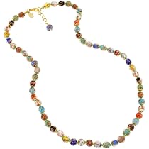 VENEZIA CLASSICA - Collier Pour Femme Avec Perles En Verre De Murano