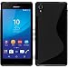 Produktbild PhoneNatic Case für Sony Xperia M4 Aqua Hülle Silikon schwarz S-Style + 2 Schutzfolien