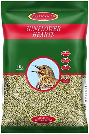 Johnston And Jeff Sunflower Hearts (4kg) (May Vary)