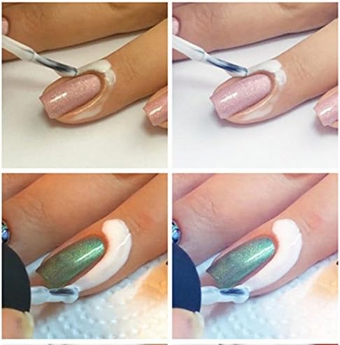 Peel Off Liquid Tape Peel Off Base Coat Nail Art Liquid Palisade (White)